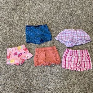 6-9 month girls shorts